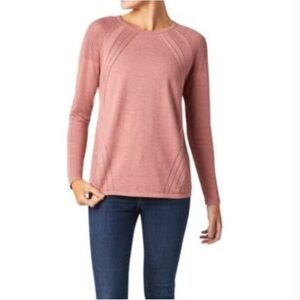Smartwool Canyon Rose‎ Heather Edgewood Crewneck Sweater XS Pullover